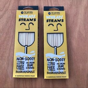 Wheat Drinking Eco Friendly Reusable Gluten Free Straws 100 count